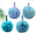 Bath Mesh Pouf Loofah Bath Sponge, Bathroom Supplies, Body Cleaning Tool, Portable Hangable Shower Pouf Shower Sponge Exfoliating Body Scrubber. 