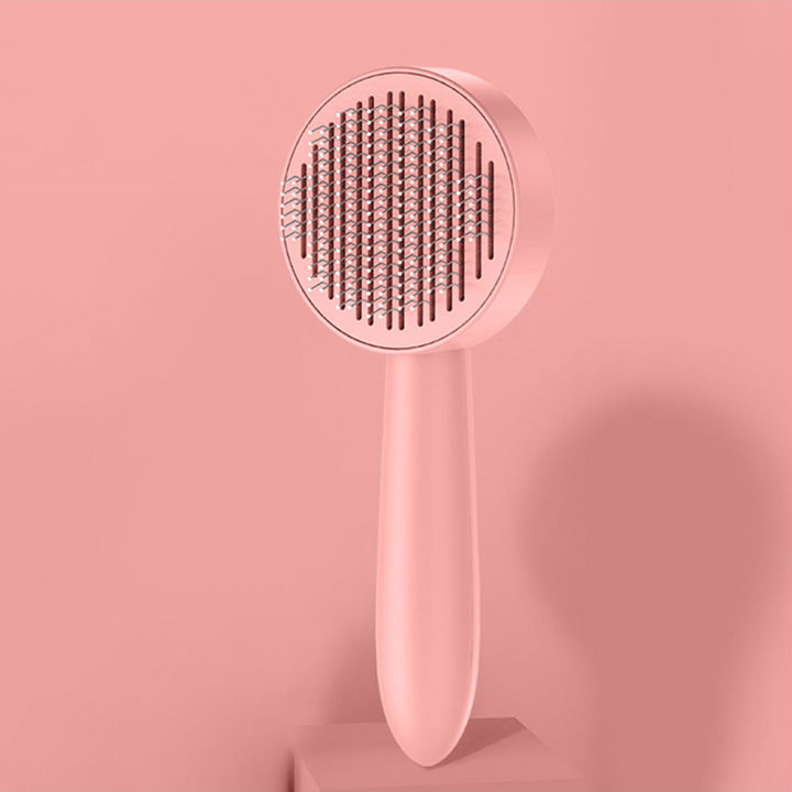 Cat Brush Pet Comb Self Cleaning Slicker Brush Remove Hair Grooming