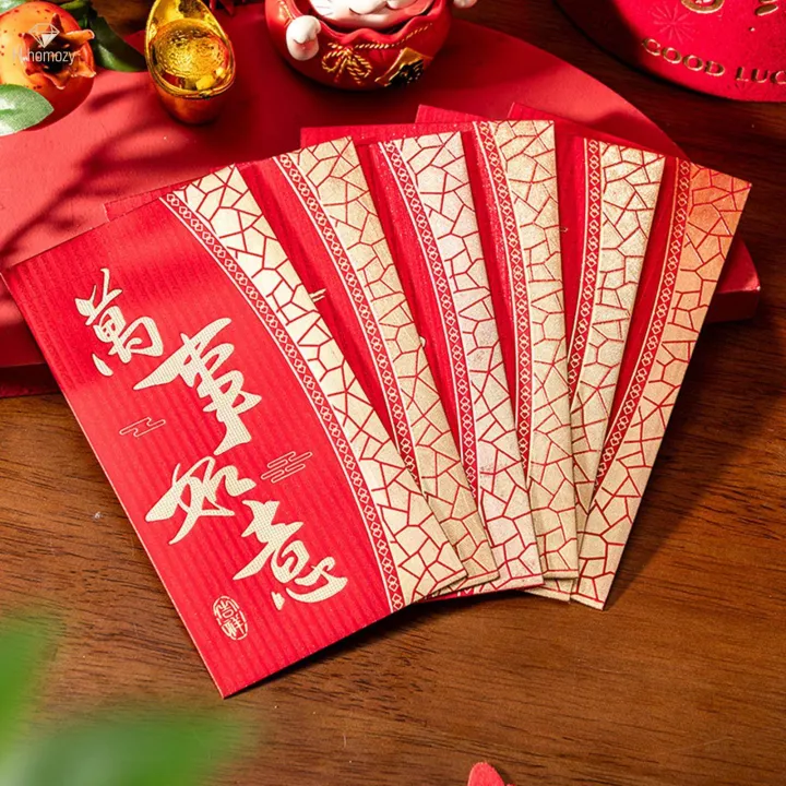 6%20Pieces%20Chinese%20New%20Year%20Red%20Envelopes%20Decorative%20Lucky%20Money%20Envelopes%20for%20Festivals%20Wedding%20-%20Image%202