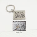 Customized Children Actual Drawing Keychain Kids Artwork Personalized Custom Photo Art Keychain Jewelry Gift. 
