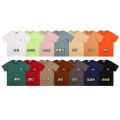 Kahart Classic Embroidery Small Icon Pocket Men and Women Students Loose Pure Cotton CoupleTT-shirt.