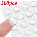 Silicone Cabinet Door Bumpers Clear Rubber Pads Self-Adhesive Grain Silencer Sticker Furniture Protective Buffer Doors Wall Stop.