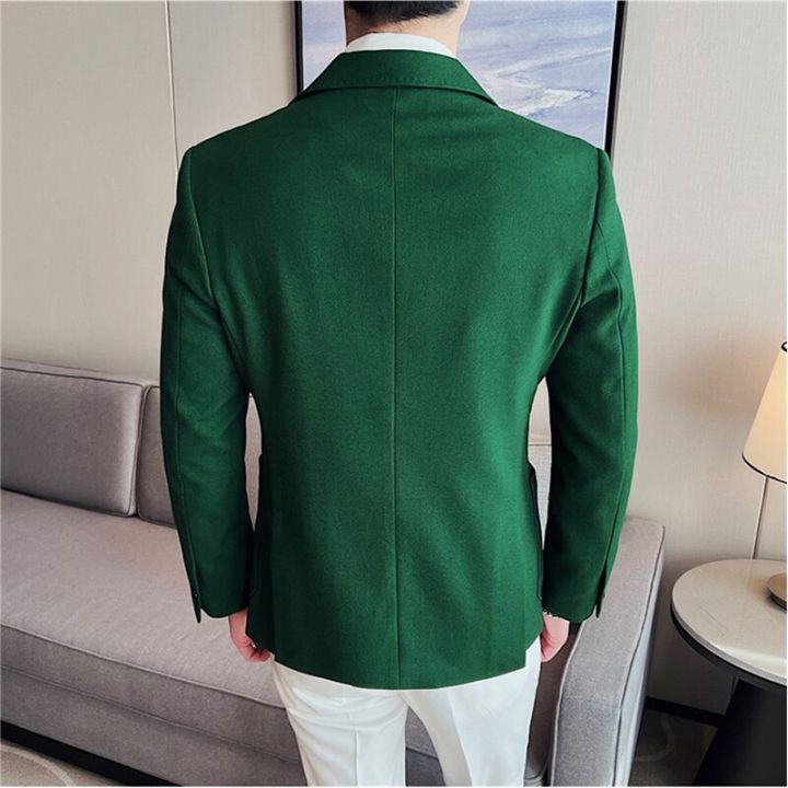 Green%20Brown%20Suit%20Jacket%20Casual%20Trendy%20Men%20Blazer%20Masculino%20British%20Daily%20Men%20Blazer%20Hombre%20Fashion%20Big%20Collar%20Slim%20Fit%20Suit%20Coat%20-%20Image%206