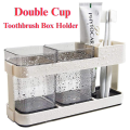 Toothbrush Box Cup Holder Bathroom Storage Bathroom Creative Bathroom Accessories Toothbrush Box - Brush Holder - Lifestyle Mall. 