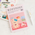 Rosy Posy cute pink sticker book. 