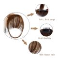 Fake Hair Air Bangs Seamless Clips in Front Fringe Girls Hairpiece. 