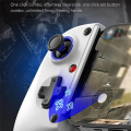 D11 Telescopic Game Controller RGB Phone Gamepad with Turbo/6-Axis Gyro/Vibration for Android IOS Switch Black.