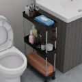 Narrow Type Multi Purpose Gap Storage Trolly Rack Multifunctional Movable Gap Storage Cart_Jess Gadget.