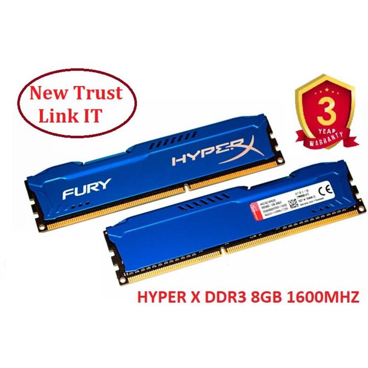 Kingston Fury 2x4gb Memoria Ram Hyperx Fury Ddr3 2x4gb HyperX Fury