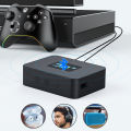 VAORLO OLED Display CSR 5.0 Bluetooth Audio Transmitter APTX-HD/LL SPDIF+Coaxial+3.5mm AUX Wireless Adapter For TV PC.