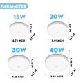 PIR Motion LED Censor LED Censor LED for Bedroom Bedroom Corridor Yard Warehouse Outdoor 15w 30W Cold White Surface Mount LED Ceiling. 