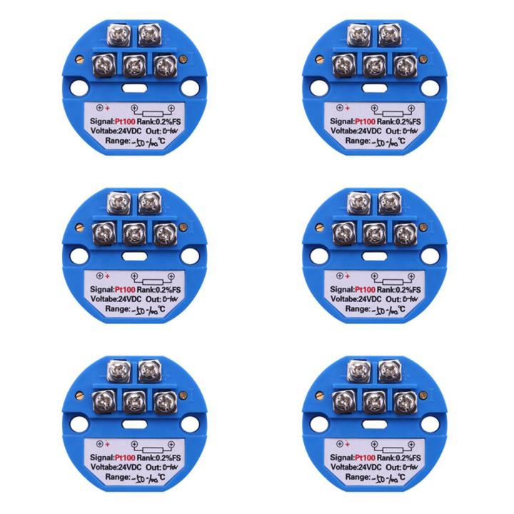 PT100 Temperatur-Messumformer DC24V – 0-10V Ausgang – Messbereich -50 Bis 100°C – Smallterm