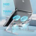 RYRA Laptop Stand Holder With Cooling Fan Portable Foldable Aluminum Alloy Cooler Notebook Holder With RGB Light Laptop Bracket. 