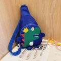 2021 New Children's Bag Backpack Dinosaur Boys and Girls Cute Princess Baby Fashion Chest Bag Cross-body. 