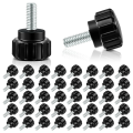 40pcs Carbon Steel Threaded Knurled Thumbscrew.