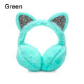 【ALLGOOD】Cute Headband Fluffy Earflap Outdoor Earmuff Ear Warmers Winter Warm Earmuffs Cat Ears for Cold Weather.
