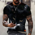 2022 summer 3D printing cat T-shirt men's women's casual short sleeve o-neck fashion animal clothes graphic t shirts.