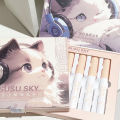 SUSU SKY Soft Fog Matte Lip Mud Texture Lip Tint Set, Silky and Easy To Color Long Lasting Makeup Lip Gloss 6PCS Set.