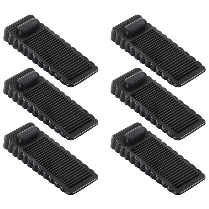 6%20Pack%20Door%20Stopper%20Rubber%20Wedge%20-%20Sturdy%20and%20Stackable%20Door%20Stoppers%20-%20Slip-Resistant%20Rubber%20Door%20Stop%20Works%20on%20All%20-%20Image%202