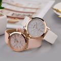 Women Fashion Watches Women's Simplicity Casual Quartz Leather Band Watch Analog Wrist Watch Gift. 