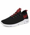 New - Sup: Fancy Black With Red Running Shoes For Men. 