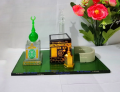 Glass Mokka Sharif Show piece Kaba Ghar Showpiece 1Pcs. 