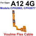 For OPPO A17 A17K A16 A16S A15 A15S A12 A7 A1K On OFF Power Volume Switch Side Key Flex Ribbon Power Volume Button Flex Cable.