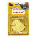 Kinder Gard BabyProof Child Safety Corner Protectors, Medical Grade Clear Edge Softener Bumpers, Set of 4.