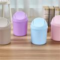 Mini Waste Bin Desktop Home Garbage Basket Table Trash Can Swing for Home Office Table Trash Can Small Waste Bin Office Supplies. 