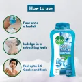 Dettol Cool upto 5°C Cooler Bodywash with 12Hour Long Lasting Odour Protection (250ml X 2).