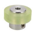 XHHDQES 2X,300mm Aluminum Polyurethane Industrial Encoder Wheel Measuring Wheel for Measuring Rotary Encoder. 