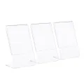Andoer 3" L-shape Acrylic Photo Frame Transparent Mini Stand for Fujifilm Instax Mini 8 8+ 70 7s 90 25 26 50s 9 SP-1 SP-2 Film, 3-Pack. 