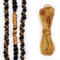 Dreadlock Braids Hair Accessories Silver Gold Braiding Hair Deco Styling Shimmer Stretchable African Braid Braided Elastic Cord.