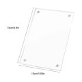 Transparent Acrylic Photo Frame Magnetic Poster Display Stand Bedroom Wall Decoration Table Picture Frame. 
