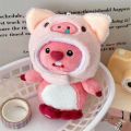 New cute beaver plush doll pendant cartoon slug pig doll keychain pendant school bag ornament girl.