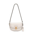 2024 New Korea ins niche contrast one-shoulder crossbody saddle bag Trendy retro versatile underarm bag for girls.