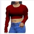 Cotton Crop Tops Short Body and Long Sleeve Blouse for Women – Best Quality by Soniya Fashion.