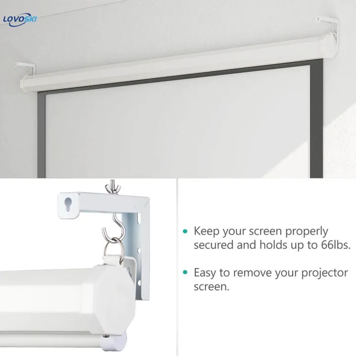 2x%20Curtain%20Wall%20Mount%20Bracket%20with%20Removable%20Hook%20Stand%20for%20Screen%20-%20Image%205