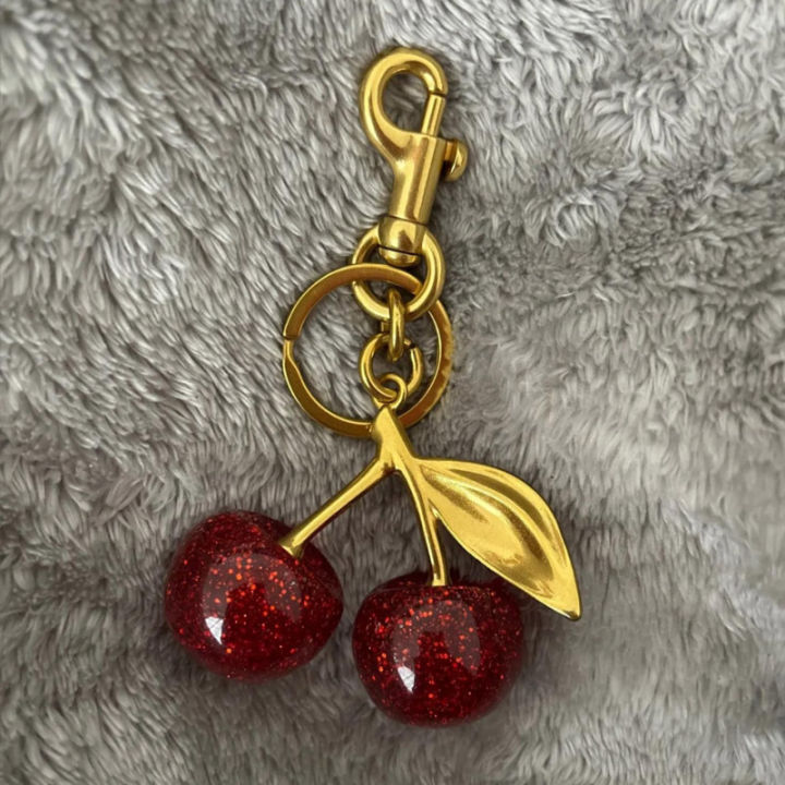 High-Grade%20Cherry%20Charm%20Elegant%20Exquisite%20Women'S%20Bag%20Accessory%20Trendy%20Individualized%20Keychain%20Pendant%20for%20Women%20Handbags%20Car%20-%20Image%202