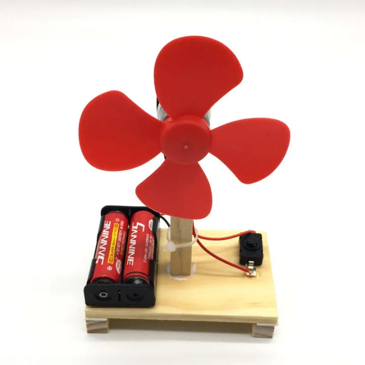 Elementary%20School%20Student%20Self%20made%20Simple%20Science%20Experiment%20DIY%20Handmade%20Material%20Pack%20Technology%20Small%20Manufacturing%20Electric%20Fan%20-%20Image%205
