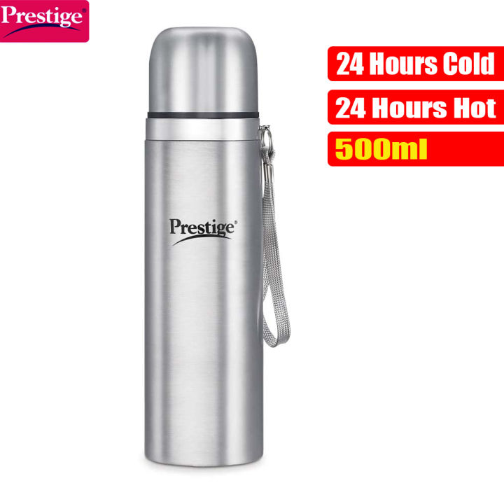 Prestige Stainless Steel Thermos 500ml Silver Color mini Vacuum