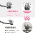 YUANZHIJIE DIY Clusters Little Devil Cosplay Eyelash Extensions Russian Faux Mink False Eyelashes Segemented Wispy Makeup Lashes. 