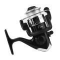 Mini Portable Ice Fishing Reel Gear Retio 5.1: 1 Spinning Wheel Left Right Right Hand Hand Fishing Rils with 100m Line with Real Gear.
