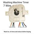 7-Wire Washing Machine Timer 90 Degree Central Hole Distance 68mm Switch Shaft. 