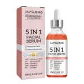 10X Face Serum 5 In 1 Moisturizing Whitening Anti Wrinkle Aging Vitamin C Hyaluronic Acid Facial Serum Shrink Pores Skin Care.