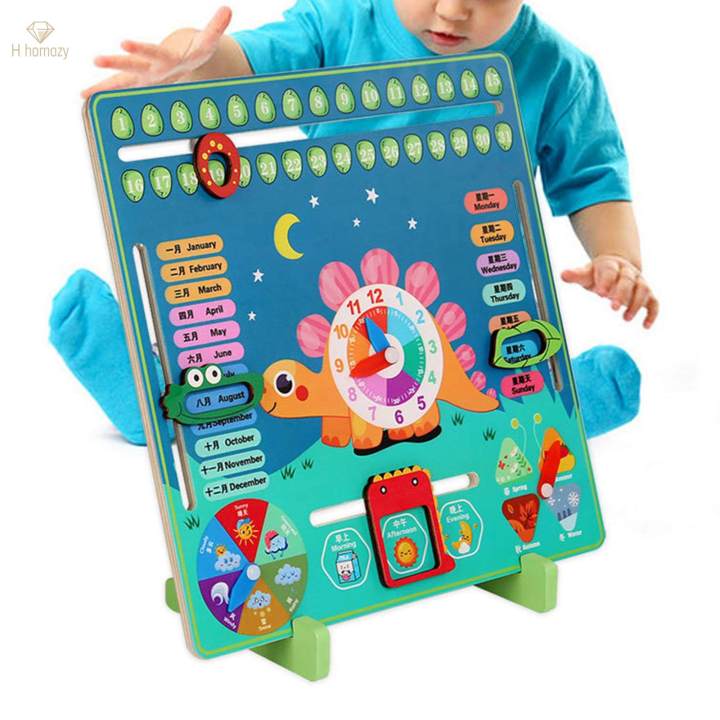 Wooden%20Learning%20Calendar%20Weather%20Season%20Time%20Cognitive%20Puzzles%20Learning%20Educational%20Toy%20for%20Girls%20-%20Image%207