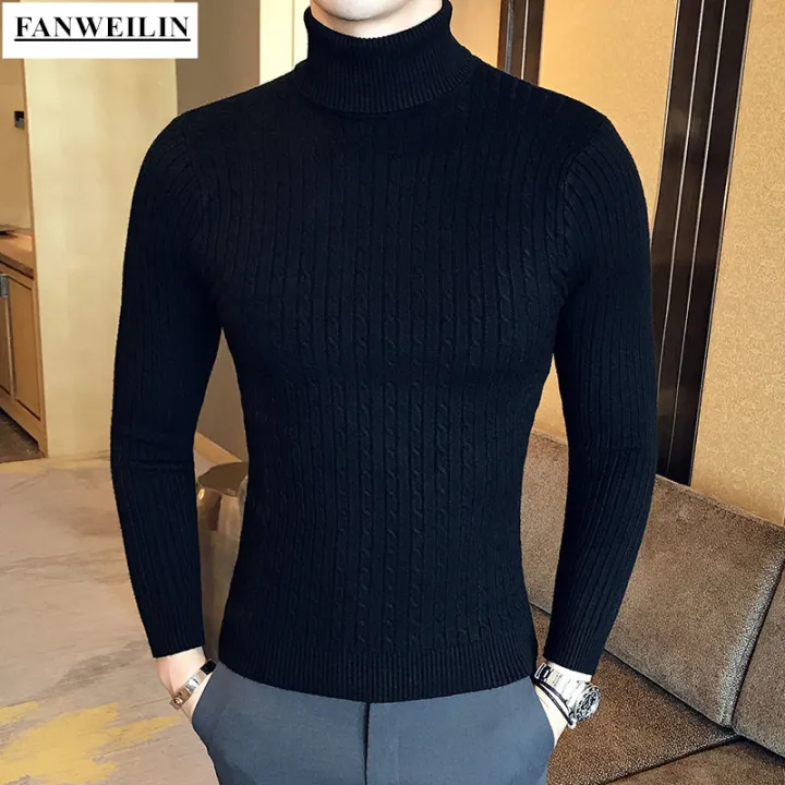 Casual%20Men%20Winter%20High%20Solid%20Color%20Sweater%20Turtleneck%20Brand%20Mens%20White%20Sweaters%20Slim%20Knitted%20Fit%20Pullover%20Twist%20Striped%20Knitwear%20-%20Image%204