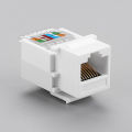 RJ45 Cat6 UTP Keystone Female Jack Connector Adapter Internet Network Lan Cable. 