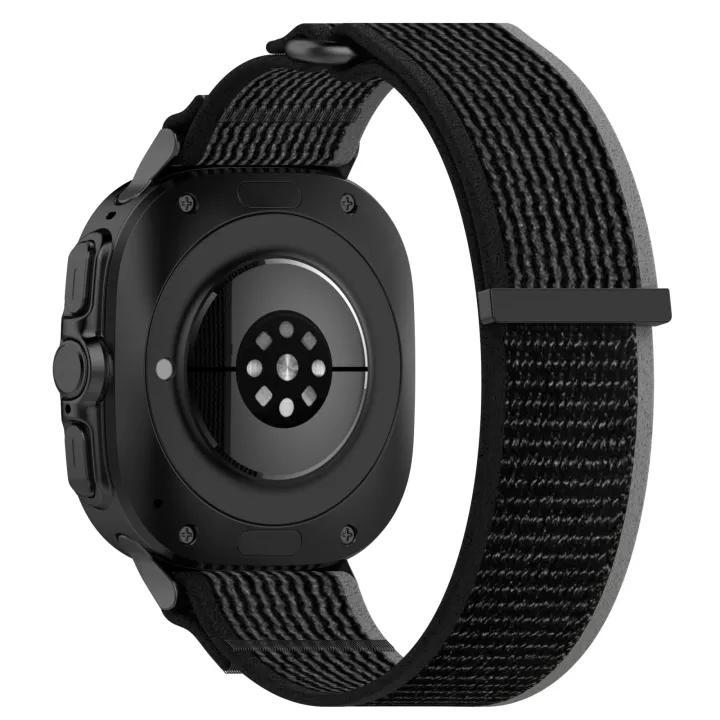 Watch%20Strap%20For%20Samsung%20Galaxy%20Watch%20Ultra%2047mm%20Hook%20and%20Loop%20Fastener%20Loop%20Nylon%20Watch%20Band%20-%20Image%203