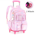 School Rolling backpack Bags school wheeled backpack for girls kids School trolley bag for girls school bag wheels for girls. 